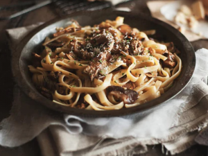 Fettuccine Portobello